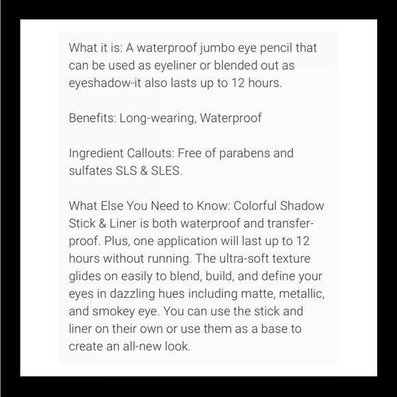 Sephora Colorful Shadow And Liner Pencil Crayon 35 Cafe Au Lait Sealed Set Of 4 - Picture 2 of 11